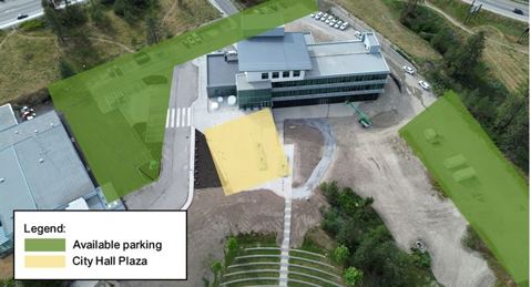 parking map for pop-ups on the plaza