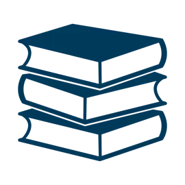 Icon of a stack of three books